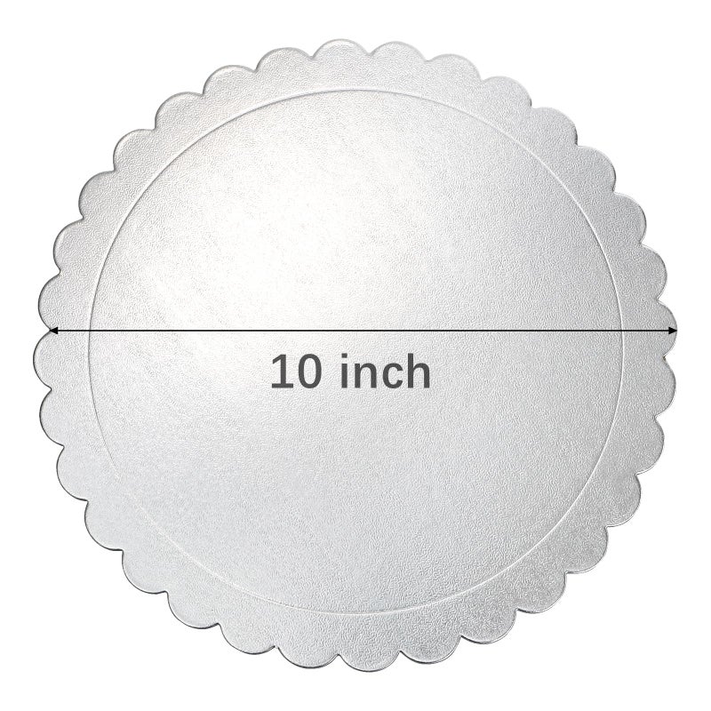 Tebery 15 Pack Cake Boards Round, 10 Inch Sturdy Cardboard Cake Plates, Grease Proof Cake Pizza Circles for Desserts, Cake Plate Base for Display Party - Image 2